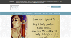 Desktop Screenshot of katherinedanielscosmetics.com