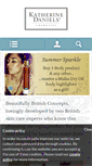 Mobile Screenshot of katherinedanielscosmetics.com